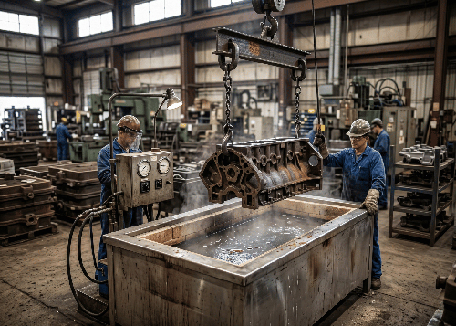 Foundry & Casting industry — heat treatment chemicals