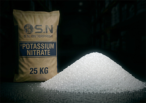 Potassium Nitrate — white crystalline solid