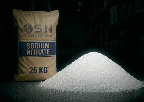 Sodium Nitrate — white crystalline solid